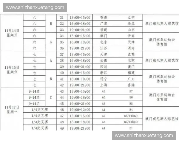 2017年体育赛事全览 精彩赛程及重要比赛时间安排一览